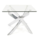 Pyrite Modern Glass End Table
