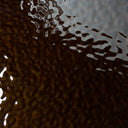 Pyrite - Modern Brown Glass + Rosegold Rectangular Dining Table