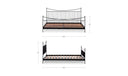 Monet Queen Bed Black