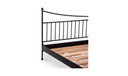 Monet Queen Bed Black