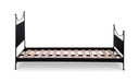Monet Queen Bed Black