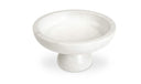 Palermo Pedestal Bowl White Marble