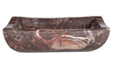 Piero Basin Deep Red Marble