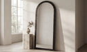 Hughes Floor Mirror Iron Grey