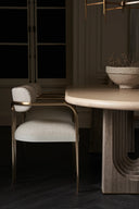 Emphasis Dining Chair - Chocolate Bronze by Caracole, view 4