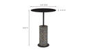Lillith Accent Table Black