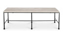 River Coffee Table Botticino Marble