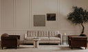 River Side Table Botticino Marble
