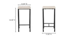 River Side Table Botticino Marble