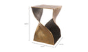 Twist Accent Table Brass
