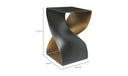 Twist Accent Table Black