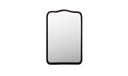 Keyes Mirror Blackened Bronze Cast Aluminum