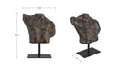 Victor Cast Aluminum Sculpture Dark Green Patina