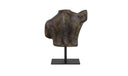 Victor Cast Aluminum Sculpture Dark Green Patina