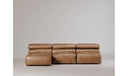 Ramsay Leather Chaise Tan