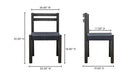 Finn Dining Chair Black–Set Of Two