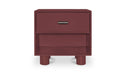 Jolene Nightstand Deep Red