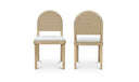 Claire Dining Chair Natural-Set of Two