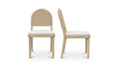 Claire Dining Chair Natural-Set of Two