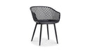 Piazza Outdoor Chair Black - Set Of Two
