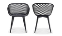 Piazza Outdoor Chair Black - Set Of Two