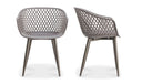 Piazza Outdoor Chair Grey - Set Of Two