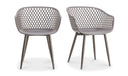 Piazza Outdoor Chair Grey - Set Of Two