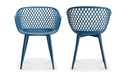 Piazza Outdoor Chair Blue - Set Of Two