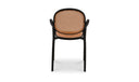 Soren Outdoor Dining Chair Black-Set of Two