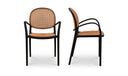 Soren Outdoor Dining Chair Black-Set of Two