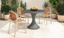 Soren Outdoor Dining Chair White-Set of Two