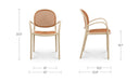 Soren Outdoor Dining Chair White-Set of Two