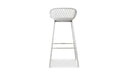Piazza Outdoor Barstool White - Set Of Two