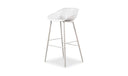 Piazza Outdoor Barstool White - Set Of Two