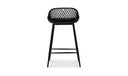 Piazza Outdoor Counter Stool Black - Set Of Two