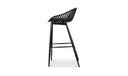 Piazza Outdoor Counter Stool Black - Set Of Two
