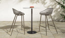 Piazza Outdoor Counter Stool Grey - Set Of Two