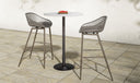 Piazza Outdoor Counter Stool Grey - Set Of Two