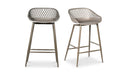 Piazza Outdoor Counter Stool Grey - Set Of Two
