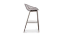 Piazza Outdoor Counter Stool Grey - Set Of Two