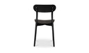 Kent Outdoor Dining Chair Black - Set Of Two