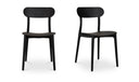 Kent Outdoor Dining Chair Black - Set Of Two