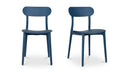 Kent Outdoor Dining Chair Navy - Set Of Two