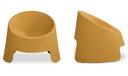 Nolla Outdoor Accent Chair Set of Two Yellow