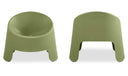 Nolla Outdoor Accent Chair Set of Two Green