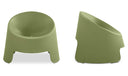 Nolla Outdoor Accent Chair Set of Two Green