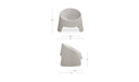 Nolla Outdoor Accent Chair Set of Two Light Grey