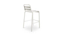 Kade Outdoor Bar Stool White Set of Two