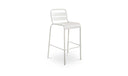 Kade Outdoor Bar Stool White Set of Two