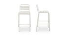 Kade Outdoor Bar Stool White Set of Two